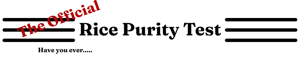 Rice Purity Test Logo